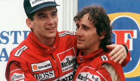 Senna y Prost:  ¿enemigos o amigos?
