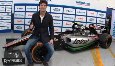 “Checo” Pérez renovó con Force India