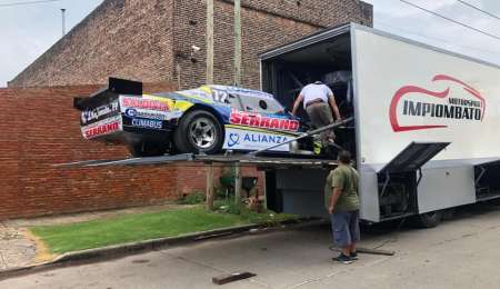 Serrano y un susto en la prueba de Olavarria