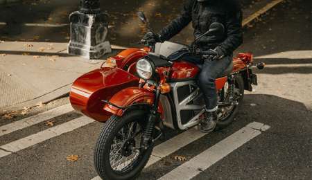 Presentarán en Italia el primer sidecar eléctrico