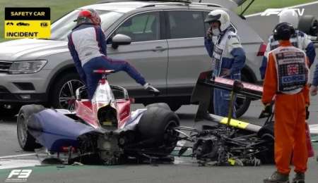 Escalofriante accidente en Silverstone