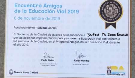 Premian a Súper TC2000 va a la Escuela en Ciudad de Buenos Aires
