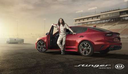 El líder de Aerosmith y Fittipaldi en un peculiar desafío