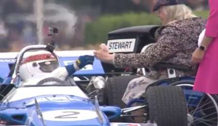 Jackie Stewart, todo un romántico en Goodwood