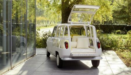 Renault 4 convertido en una suite