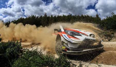 Toyota copa la punta del Rally de Portugal con Tanak a la cabeza