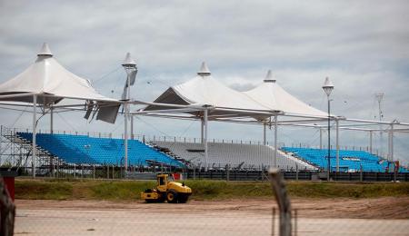 Temporal provocó daños en el autódromo de Termas