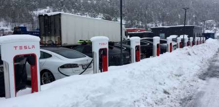Noruega alcanzó el récord de ventas de autos eléctricos
