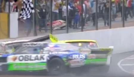 Accidentado final del TC en Concordia