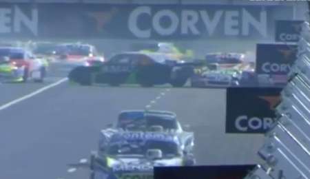 Accidentada largada en La Pedrera