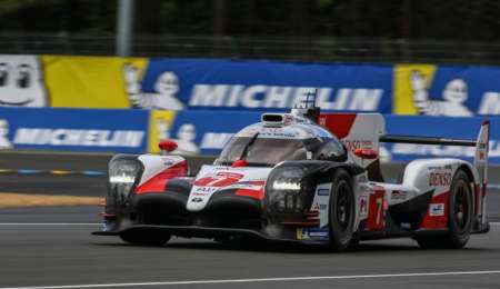 El Toyota de Pechito con la pole provisional para Le Mans