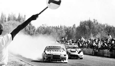 Los pilotos recordaron la hazaña de Traverso prendido fuego