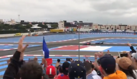 El sobrepaso de Verstappen desde la tribuna