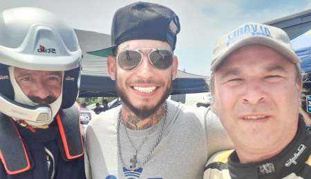 Ulises Bueno estuvo en la previa del CARX