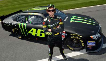 ¿NASCAR en el futuro de Valentino Rossi? 