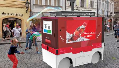 El novedoso robot autónomo que revolucionará la publicidad