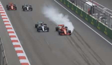 Vettel habló de su error: “Estoy contento de haberlo intentado”