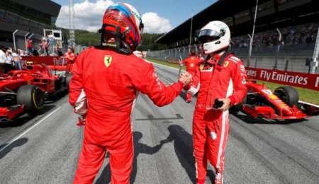 Vettel no esperaba intercambiar posiciones con Raikkonen