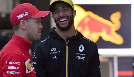 "No se si me marcharé a Renault", dijo Vettel