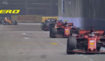Vettel volvió a la victoria: 1-2 de Ferrari en Singapur