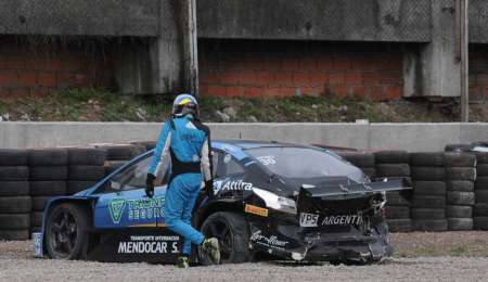 Vicino: “Se puso el auto de costado y me pegué”