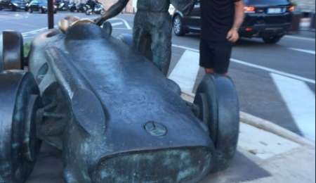 La emoción de Vilas por Fangio en Mónaco