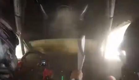 El impactante golpe de Villagra en la Vuelta de la Manzana