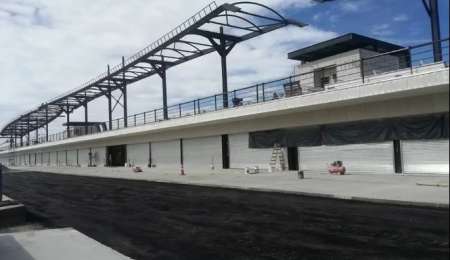 El autódromo de El Villicum, ahora hospital de campaña