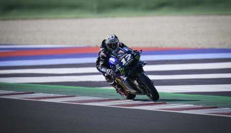 Maverick Viñales dominó los test del Moto GP en Misano