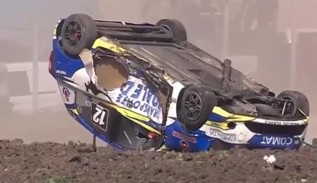 Vuelco y susto en la final sabatina de la Clase 3