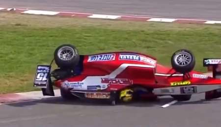 Vuelco de Exequiel Bastidas en Buenos Aires