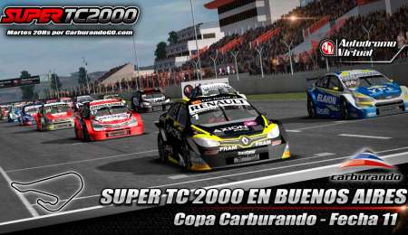 El Súper TC2000 y su carrera virtual de Buenos Aires