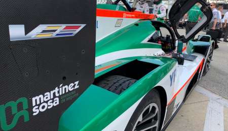 El auto de Canapino terminó sexto en el primer entrenamiento