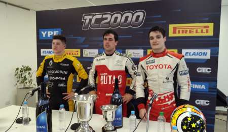 El podio del TC2000 en San Nicolás