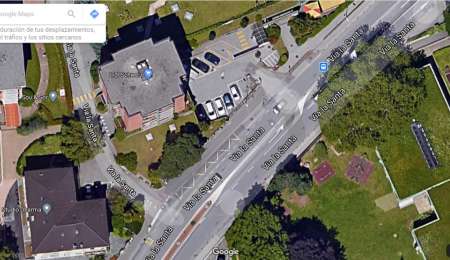 Primera reconstrucción policial del accidente de Alonso