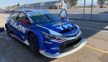 Chevrolet puso en pista el nuevo Cruze de Canapino