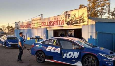 Con Canapino y Merlo, Chevrolet ensayó en Rafaela