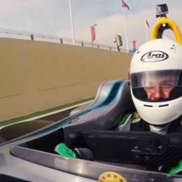 Una estrella de Hollywood chocó un Fórmula E