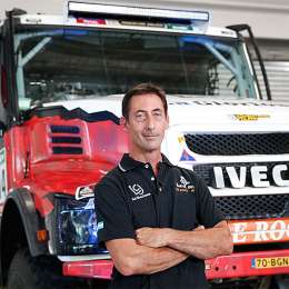 Villagra quinto en los camiones