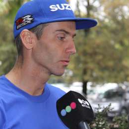 El piloto Suzuki, Nicolás Tortone promovió el GP de San Nicolás. 
