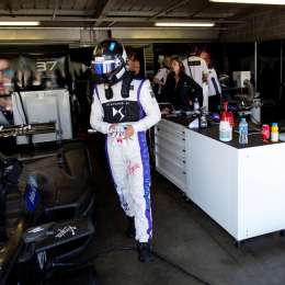 López entrenó en Donington