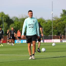 El regalo fierrero que recibió Scaloni