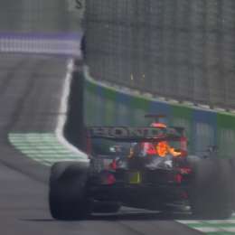 Verstappen se pegó; Hamilton fue poleman