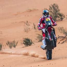 Un candidato se accidentó de manera insólita