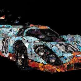 Un 917 hecho con mariposas!