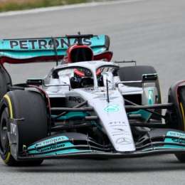 Russell dominó a la mañana