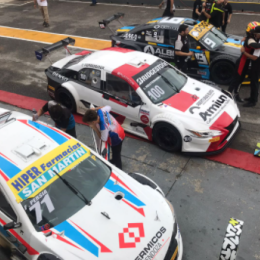 Los protagonistas del podio del Sprint