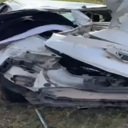 Accidente y milagro: volcó Urtubey