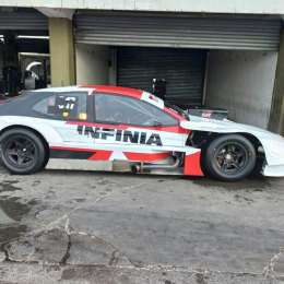 Rossi probó el Camry en La Plata