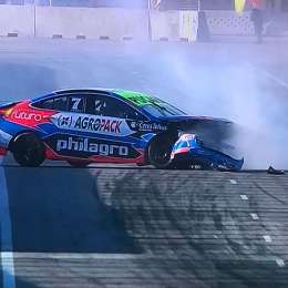 VIDEO: impactante golpe de Teti en el TN